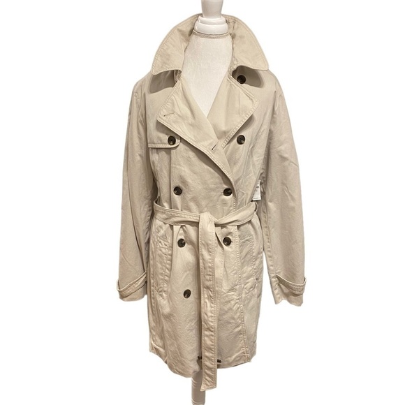 Gap 100% Cotton Trench Coat - Picture 15 of 15